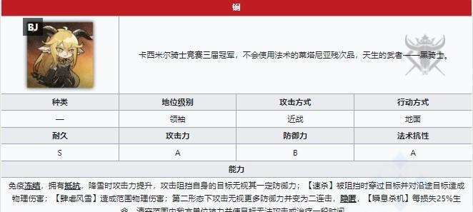 明日方舟星极技能资料一览（解读明日方舟星极技能）